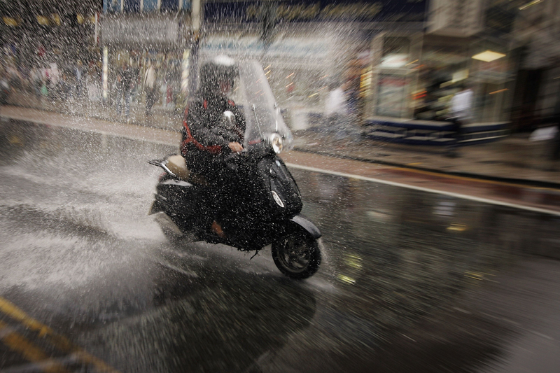 Illustration for article titled How To Ride In The Rain Without Crashing Or Being Miserable